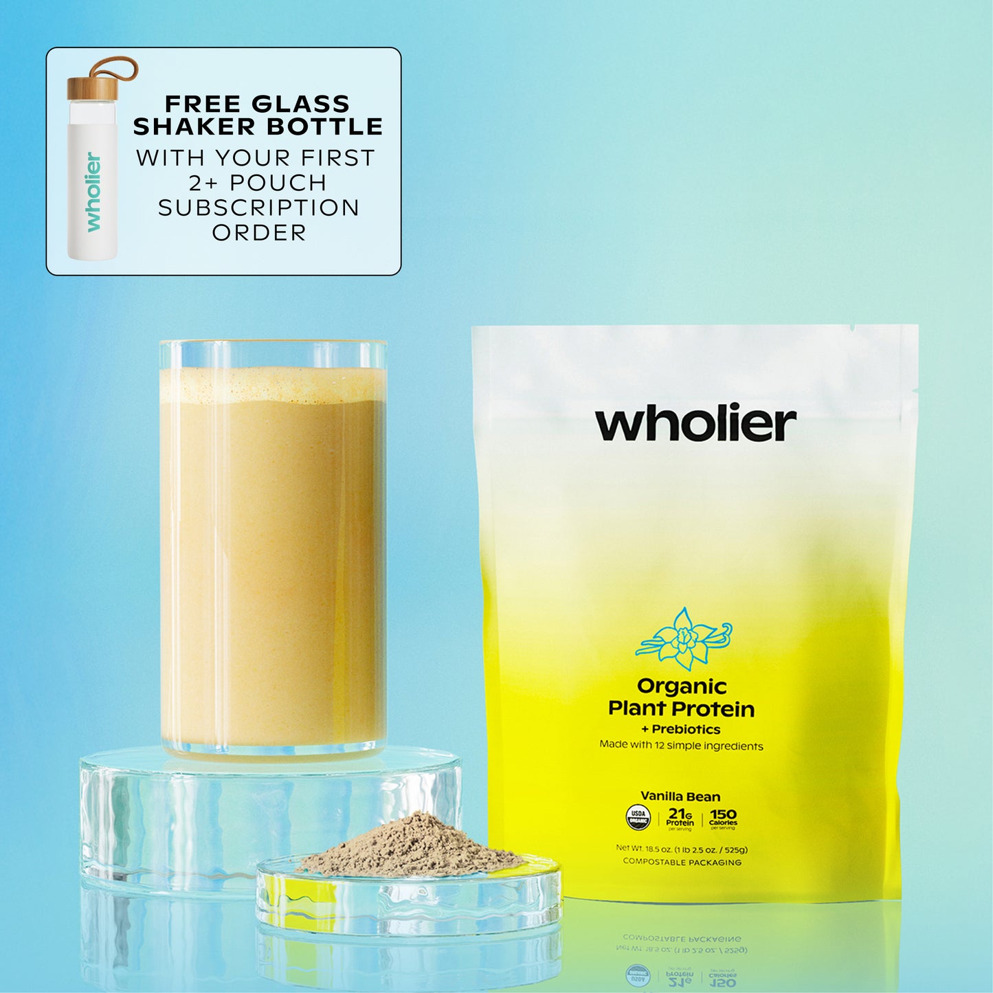 Organic Plant Protein + Prebiotics