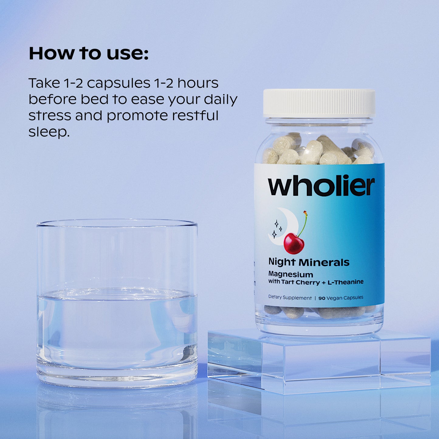 Night Minerals Magnesium with Tart Cherry + L-Theanine