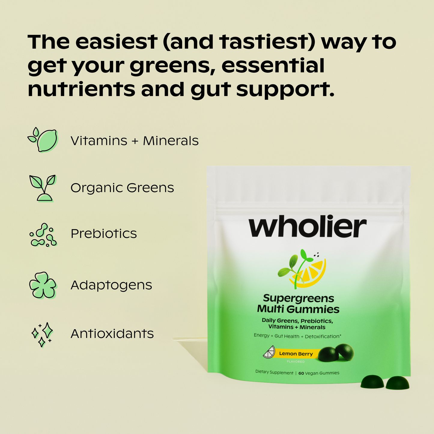 Supergreens Multi Gummies