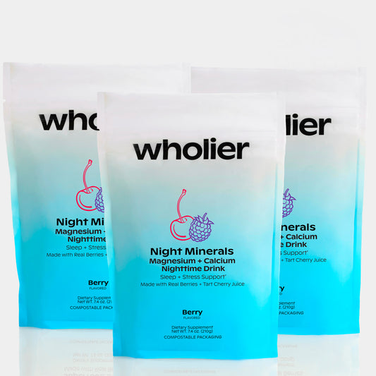 Night Minerals Magnesium + Calcium Drink: 3-Month Bundle