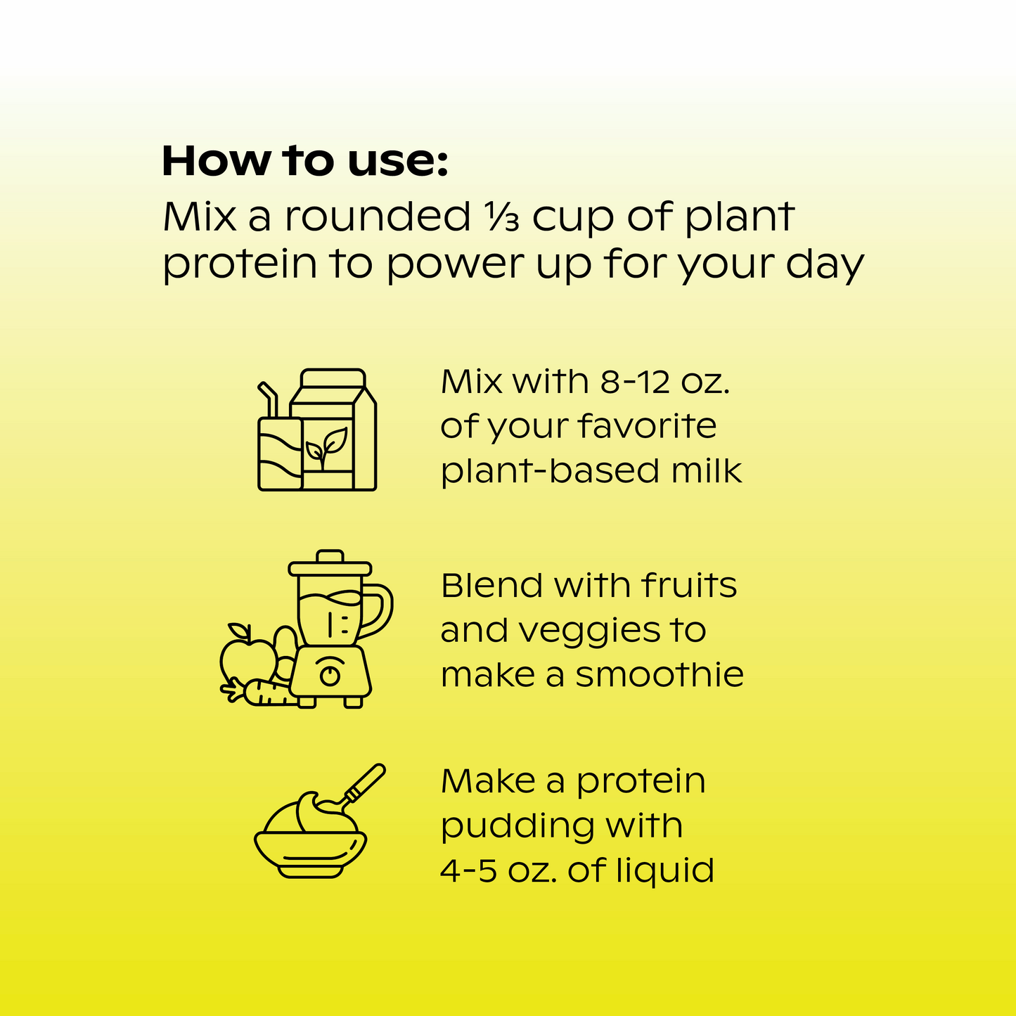 Organic Plant Protein + Prebiotics: 3 Refill Bundle