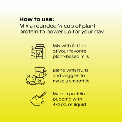 Organic Plant Protein + Prebiotics: 3 Protein Bundle
