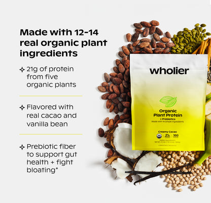 Organic Plant Protein + Prebiotics