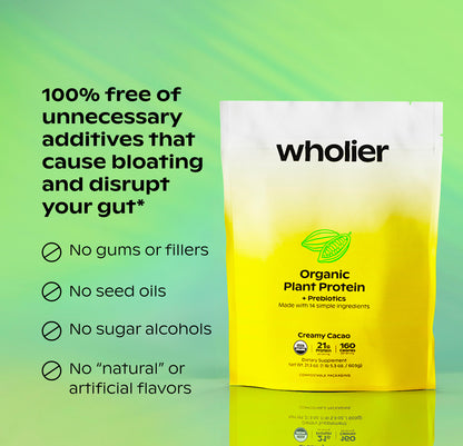 Organic Plant Protein + Prebiotics