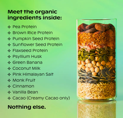 Organic Plant Protein + Prebiotics