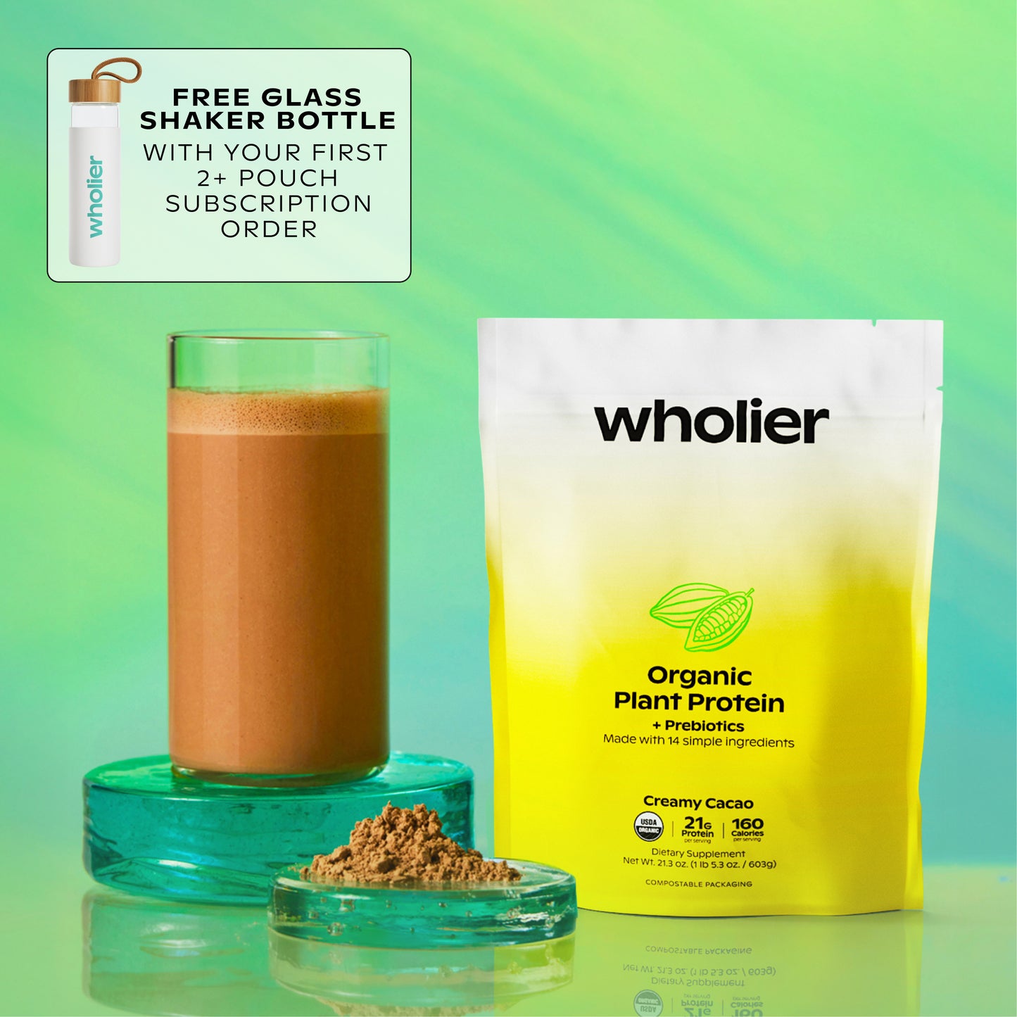 Organic Plant Protein + Prebiotics