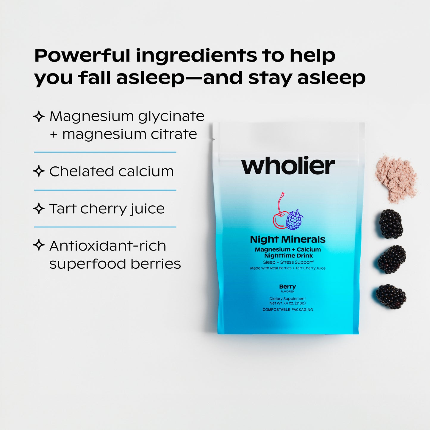 Night Minerals Magnesium + Calcium Drink: 3-Month Bundle