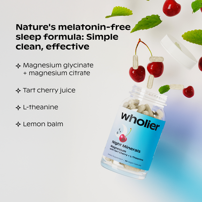 Night Minerals Magnesium with Tart Cherry + L-Theanine