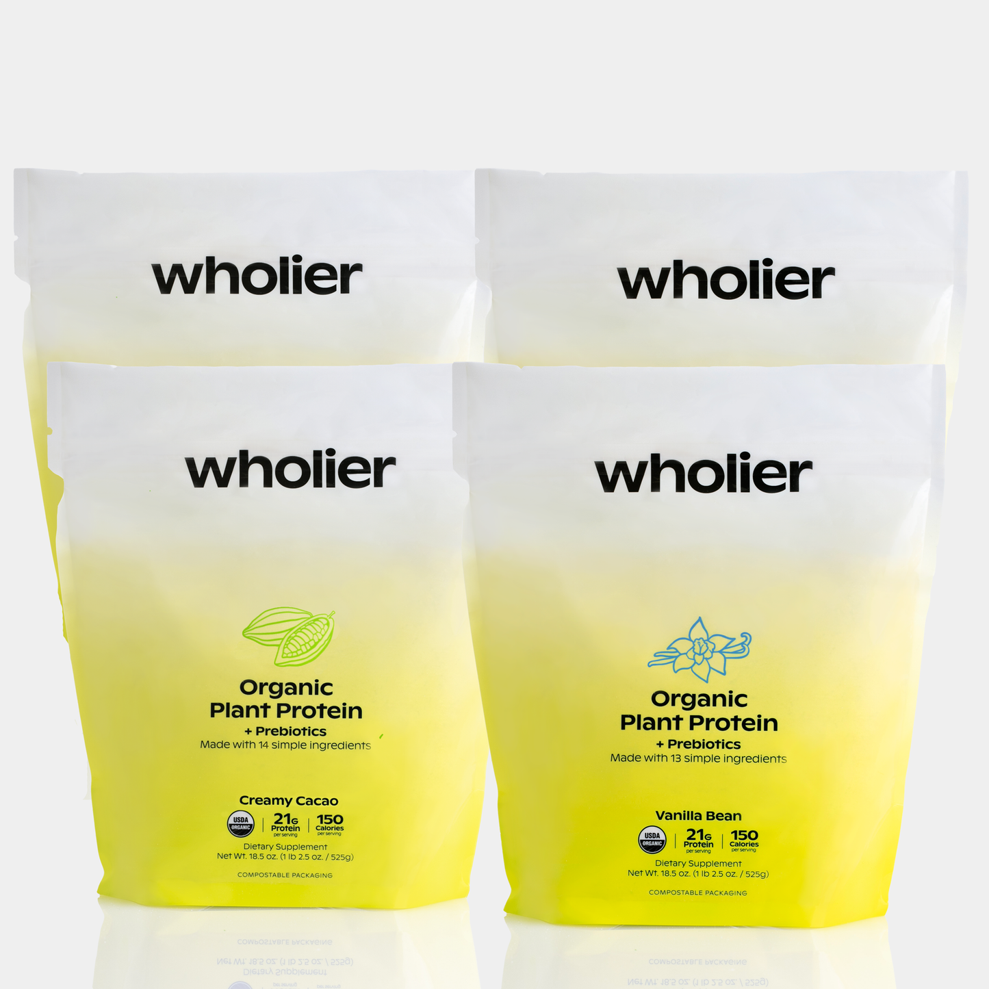 Organic Plant Protein + Prebiotics