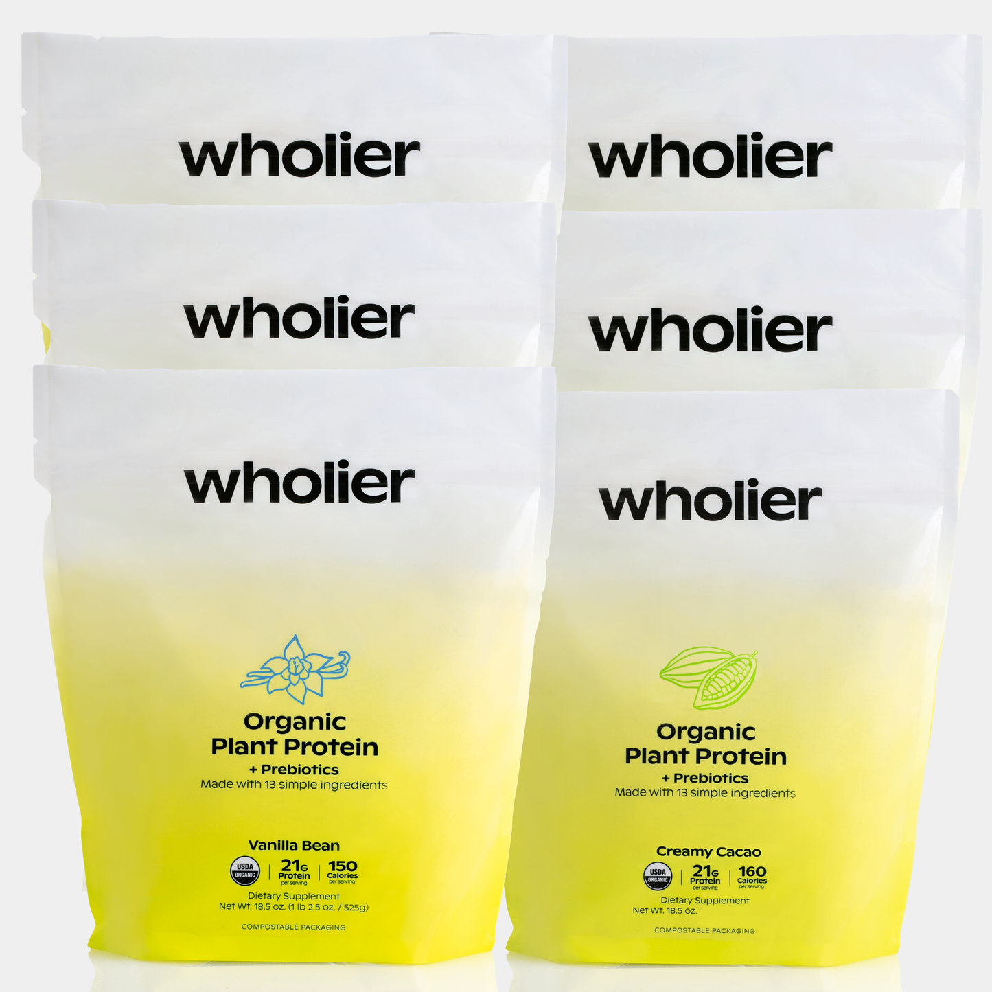 Organic Plant Protein + Prebiotics