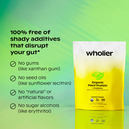 Organic Plant Protein + Prebiotics: 3 Protein Bundle