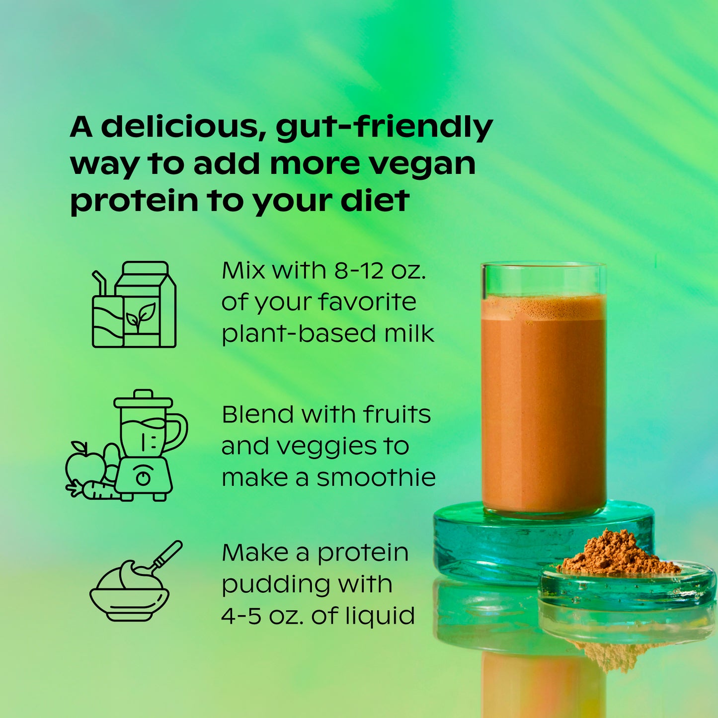 Organic Plant Protein + Prebiotics: 3 Protein Bundle
