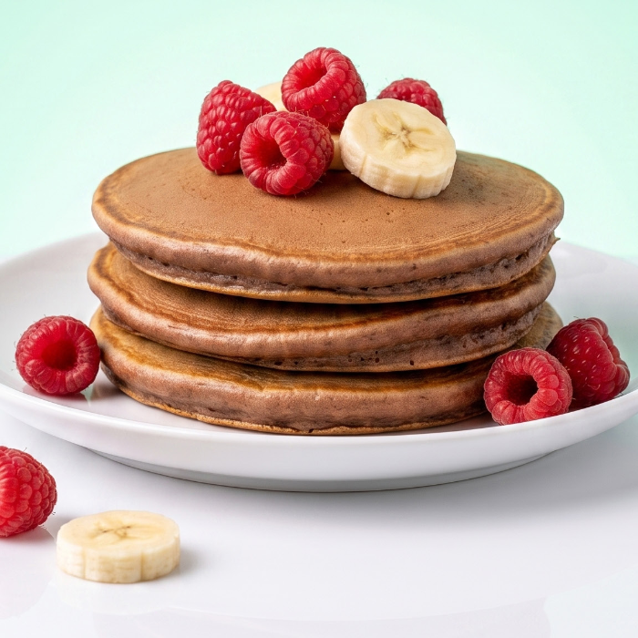 Cacao protein pancakes